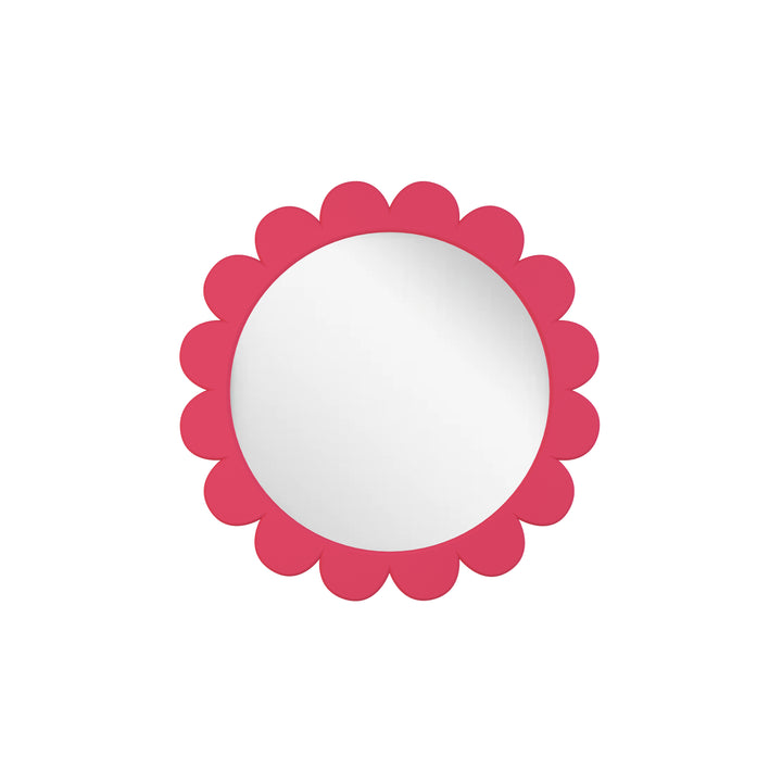 Round Scallop Mirror