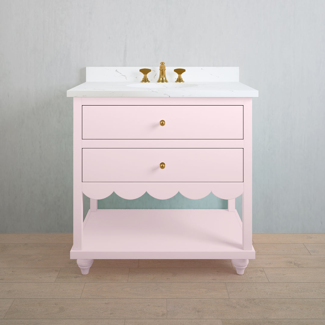 Scalloped Vanity