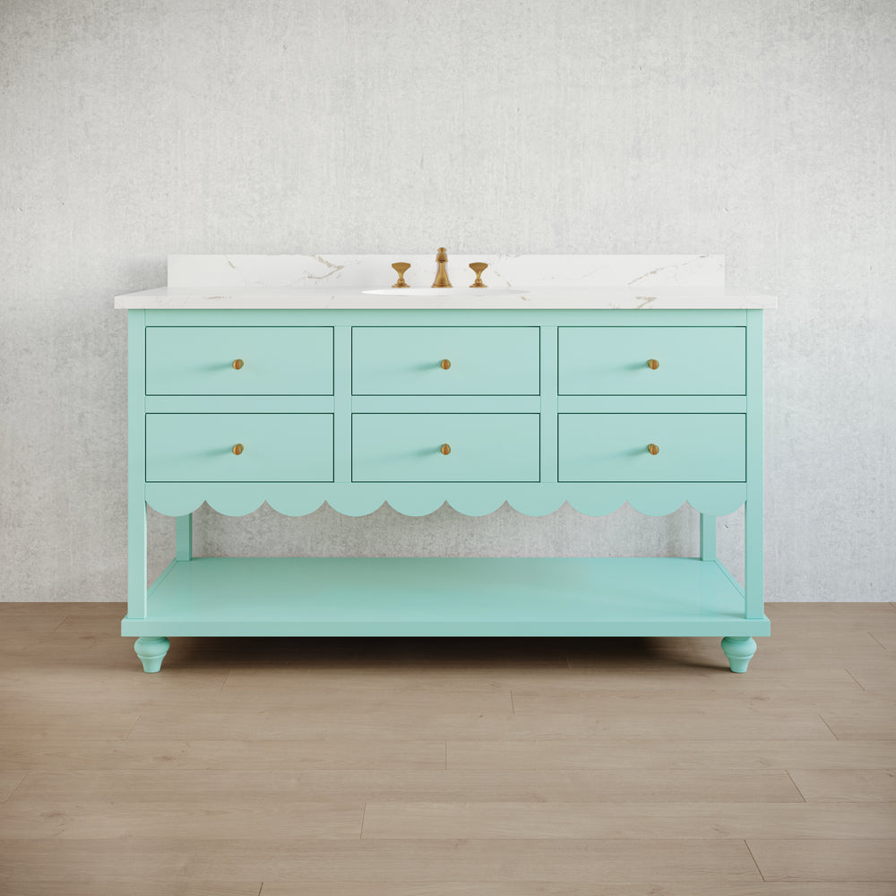 Scalloped Large Vanity 